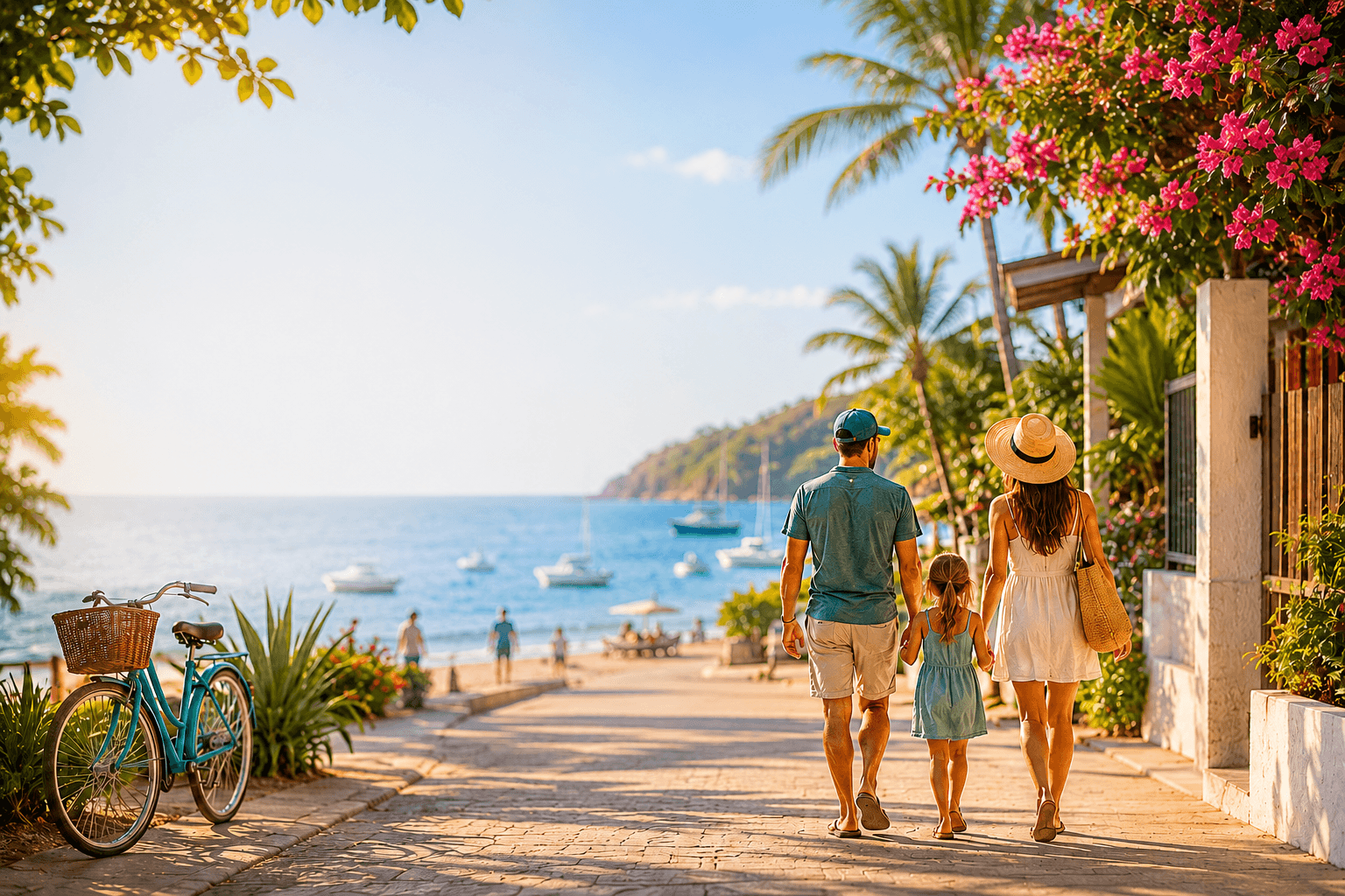 Quiet residential street and safety considerations in Guanacaste Costa Rica