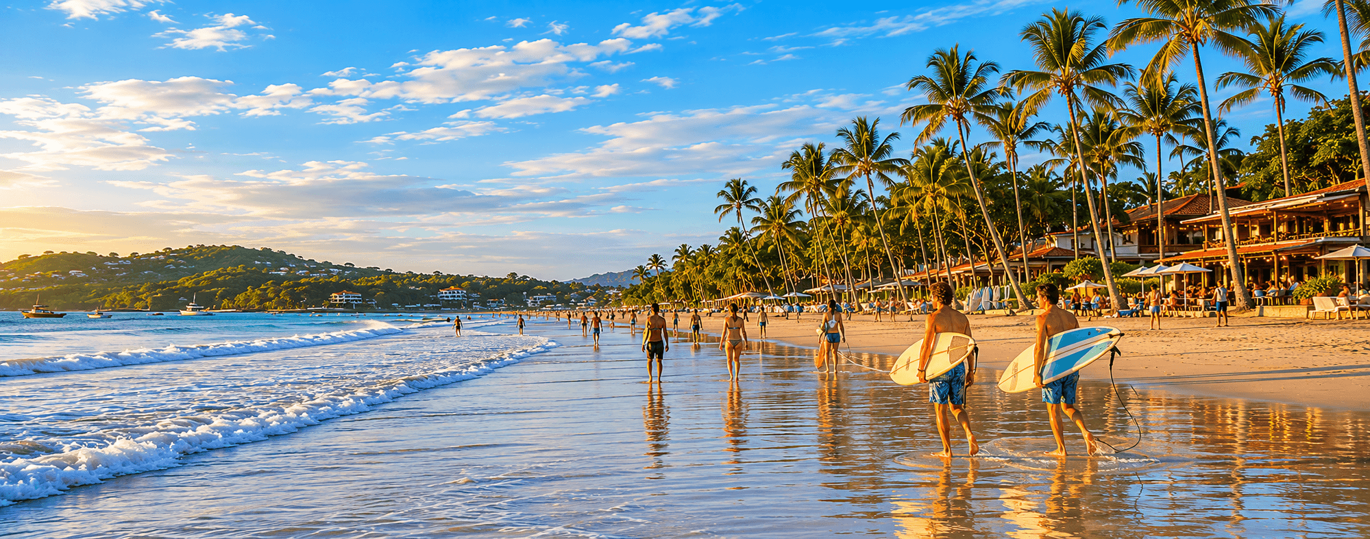 Tamarindo beach town lifestyle for first-time relocators in Costa Rica
