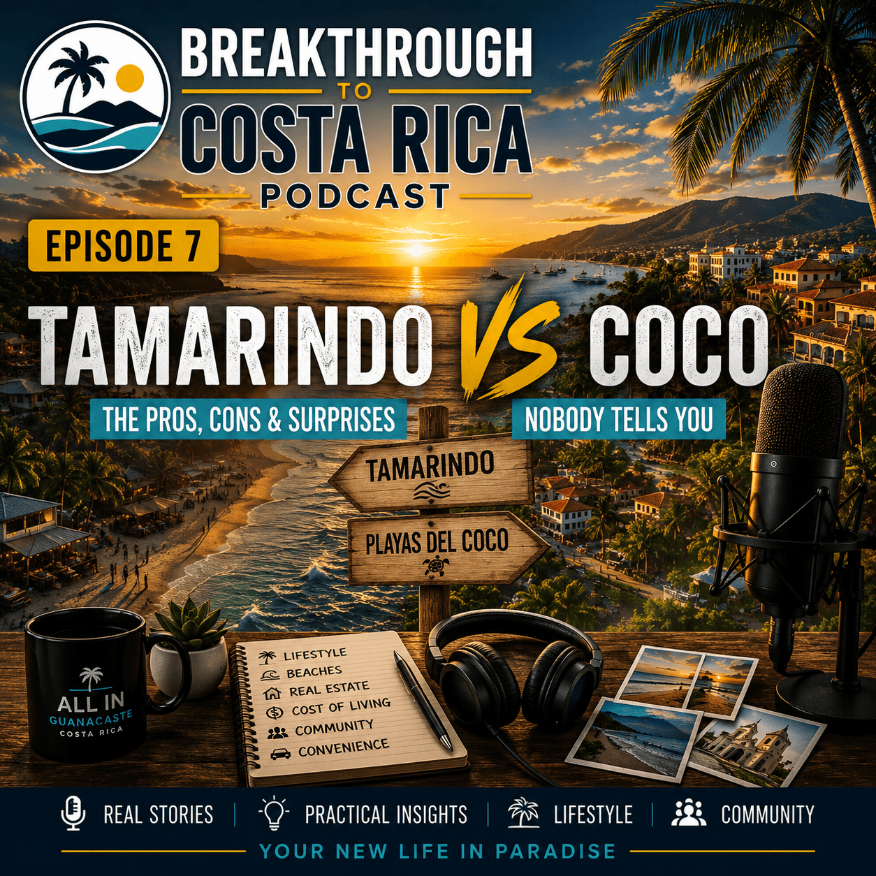 Episode 7: Tamarindo vs Playas del Coco: The Pros, Cons & Surprises Nobody Tells You