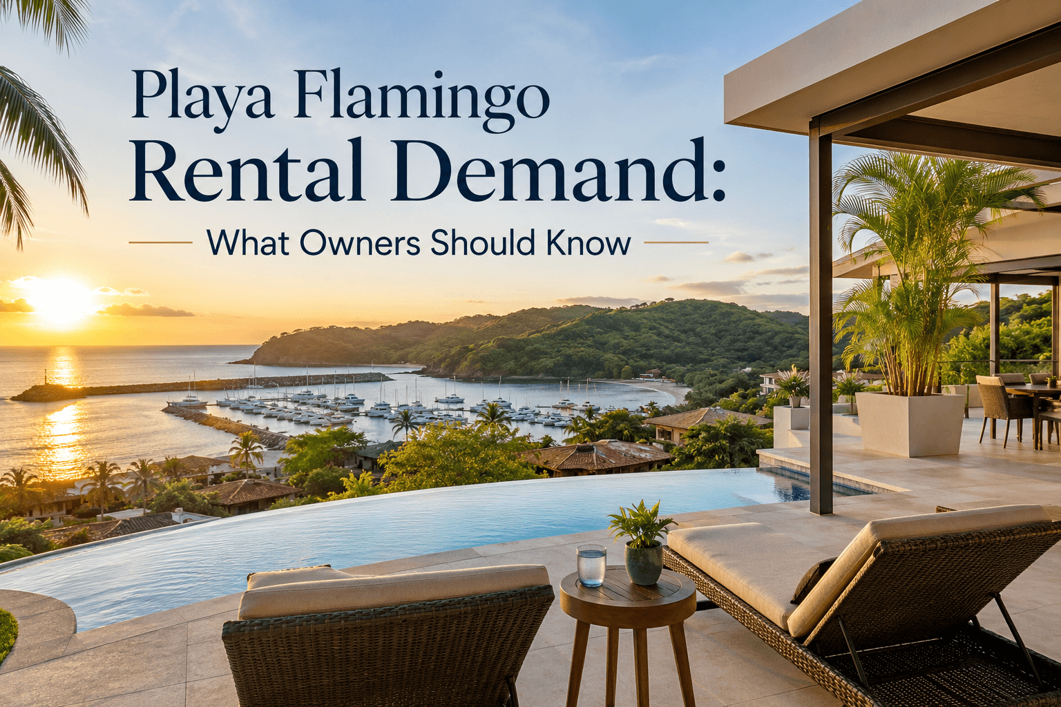 Luxury rental demand and coastal lifestyle in Playa Flamingo Costa Rica