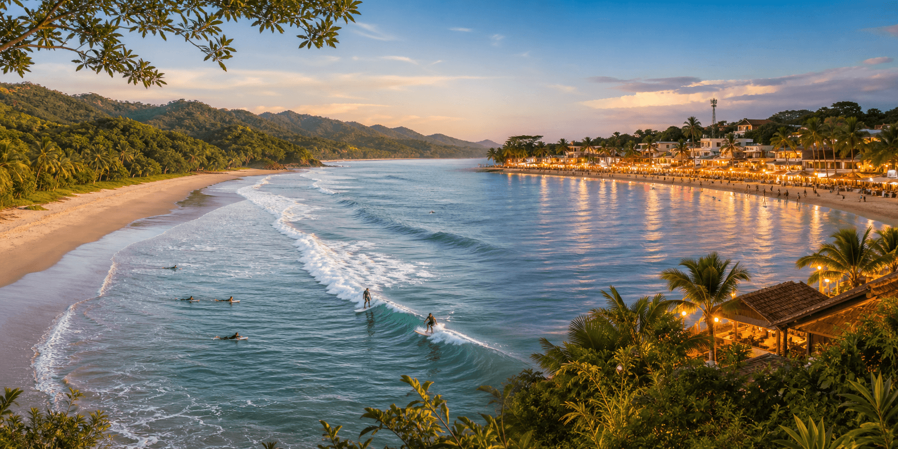 Playa Grande and Tamarindo coastal lifestyle comparison in Costa Rica